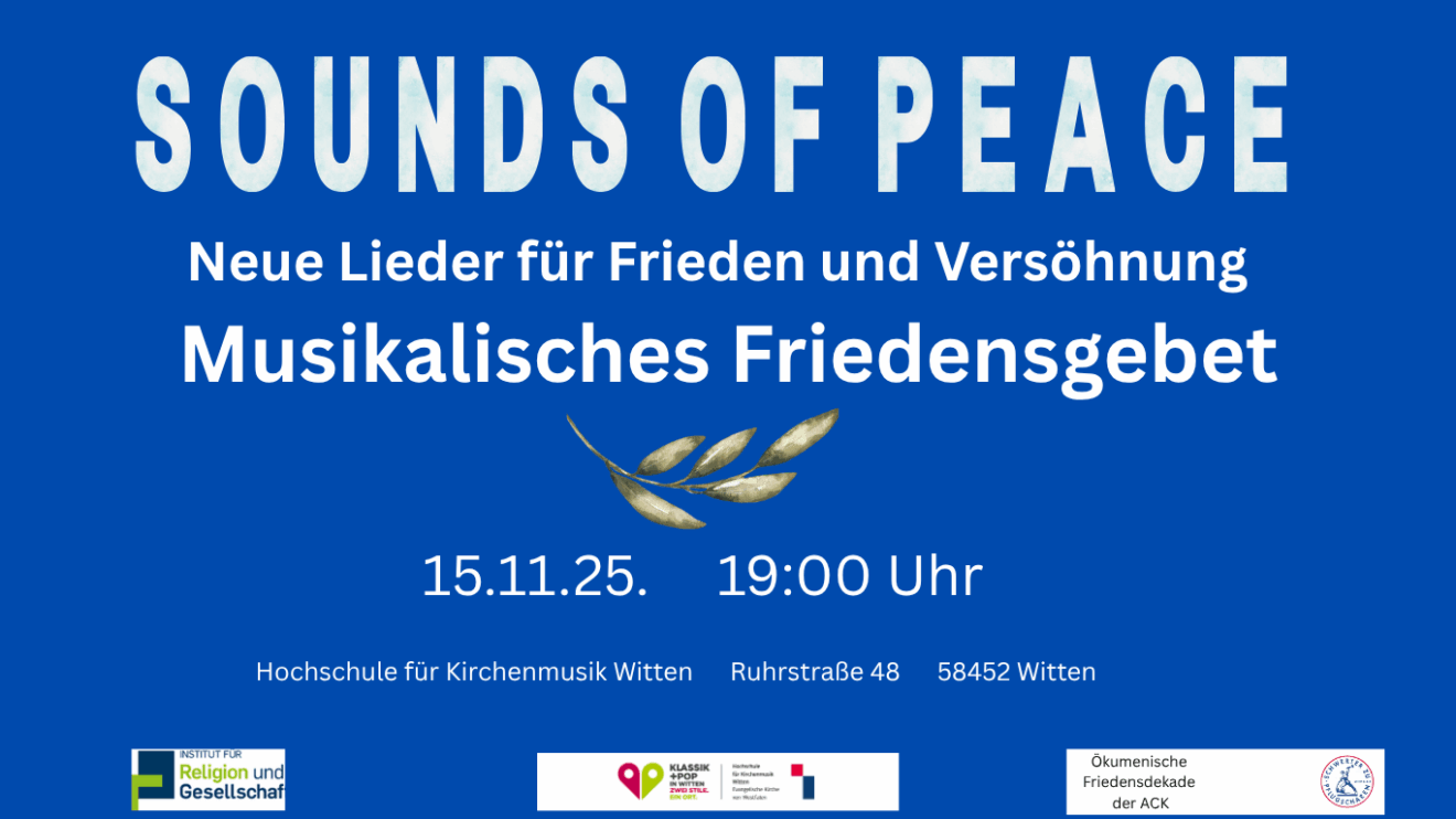 Sounds of Peace – Neue Lieder für Frieden und Versöhnung