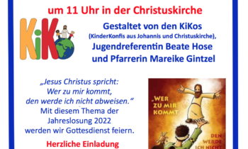 Achtung: Gottesdienst am 6. Februar findet in Trinitatis statt