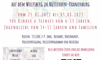 Sommerfreizeit Nütterden 2022