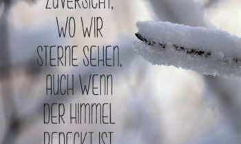 Zuversicht wagen! Unsere Weihnachtsoase macht Mut