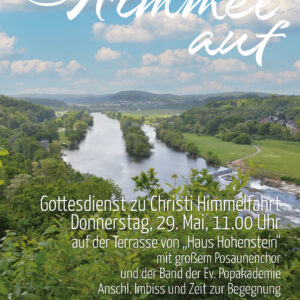 Himmelfahrts-Gottesdienst auf dem Hohenstein: 29. Mai, 11 Uhr