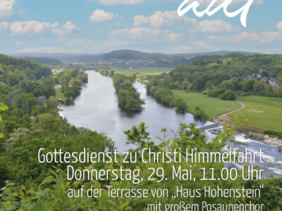 Himmelfahrts-Gottesdienst auf dem Hohenstein: 29. Mai, 11 Uhr