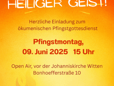 Pfingstmontag gemeinsam feiern – Ökumenischer Gottesdienst unter freiem Himmel