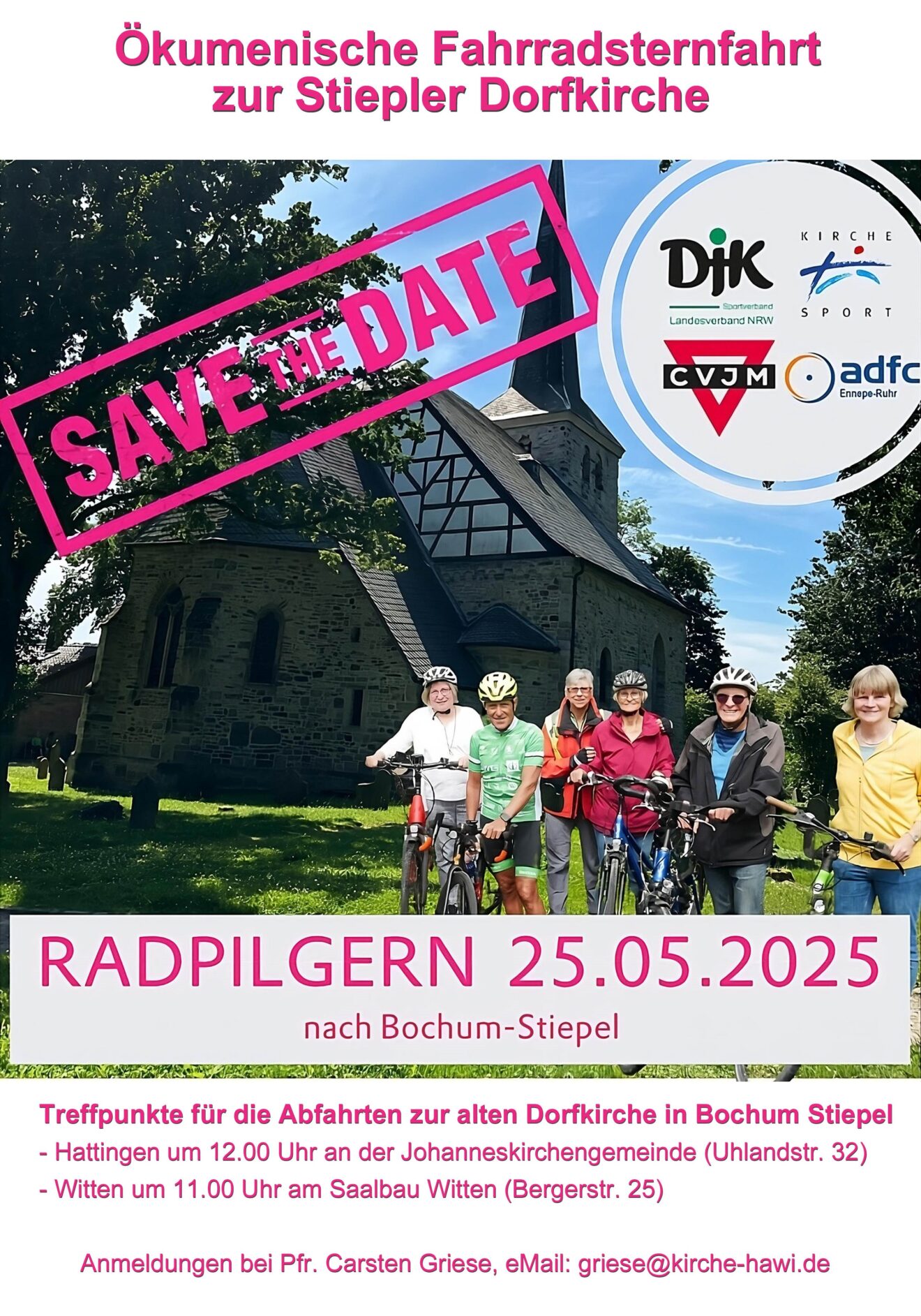 Erste ökumenische Fahrradsternfahrt!