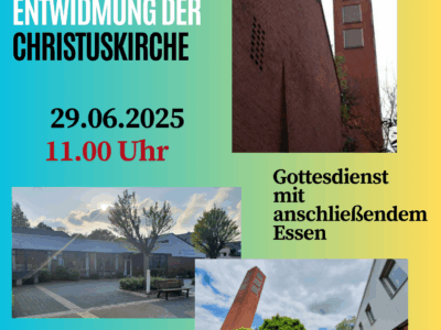 Wir nehmen Abschied – Entwidmung der Christuskirche