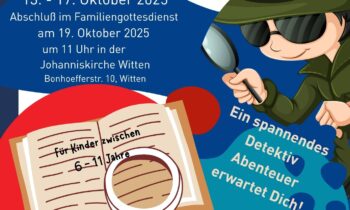 🕵️‍♀️👓 Spürnasen aufgepasst! – Kinderbibelwoche in der Johannisgemeinde