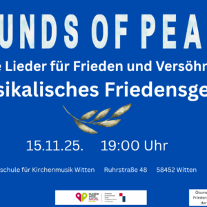 Sounds of Peace – Neue Lieder für Frieden und Versöhnung