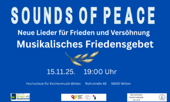 Sounds of Peace – Neue Lieder für Frieden und Versöhnung