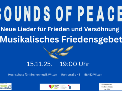 Sounds of Peace – Neue Lieder für Frieden und Versöhnung