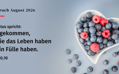 Mehr als genug! Andacht zum Monatsspruch August 2026