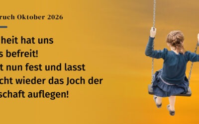 Zur Liebe befreit! Andacht zum Monatsspruch Oktober 2026